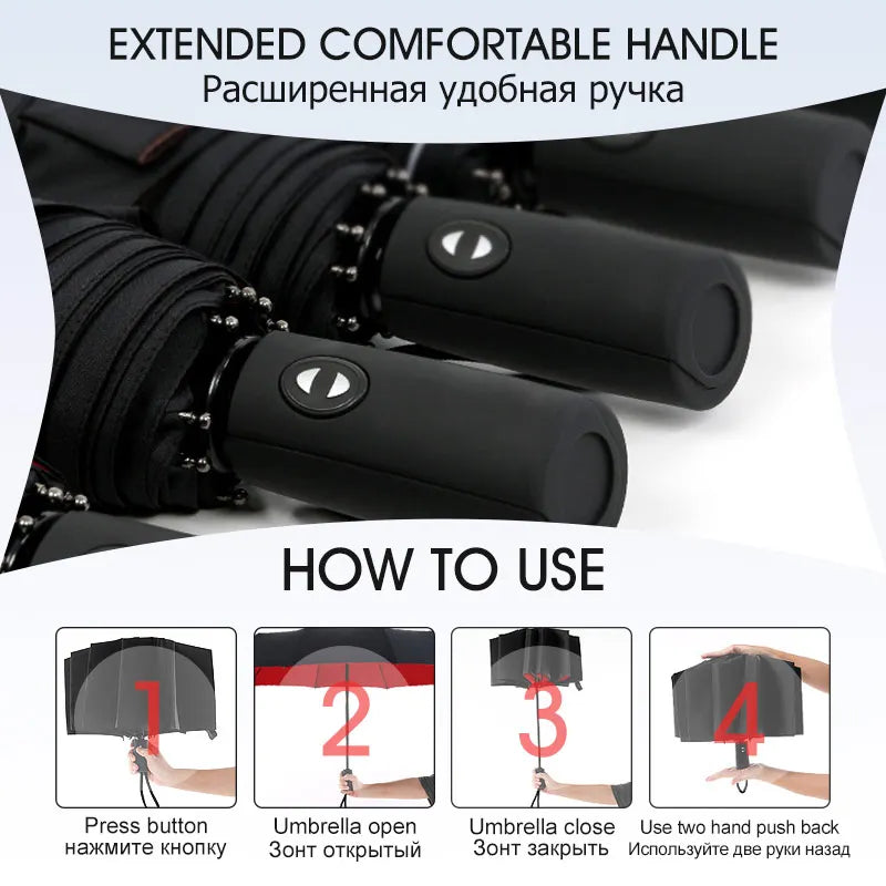 Double Layer Resistant Umbrella