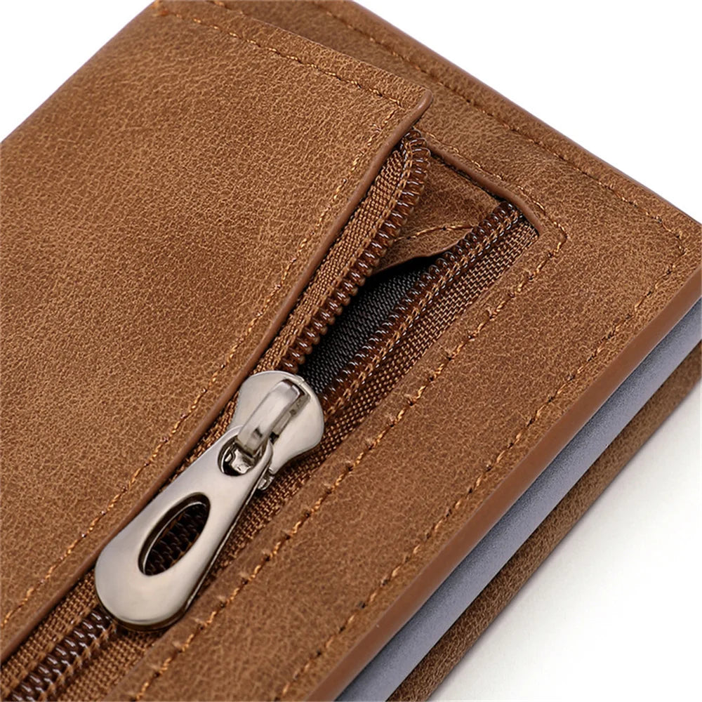 Minimalist Zipper Purse Wallet