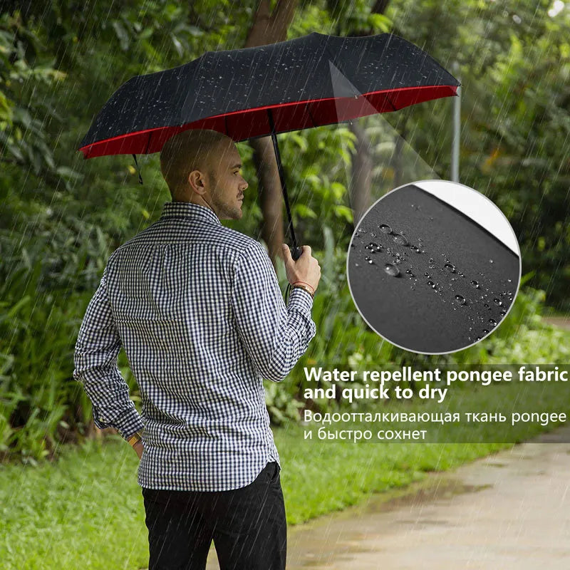 Double Layer Resistant Umbrella