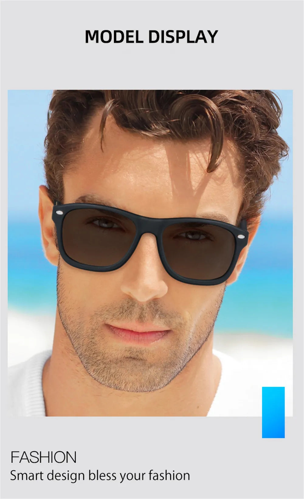 LCD Polarized Lens Smart Sunglasses