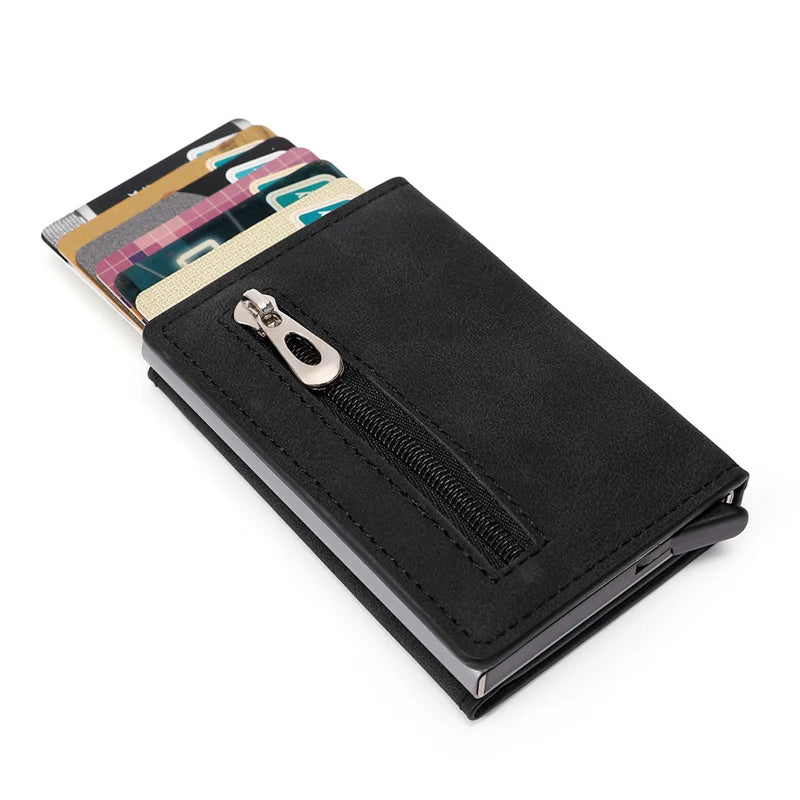 Minimalist Zipper Purse Wallet